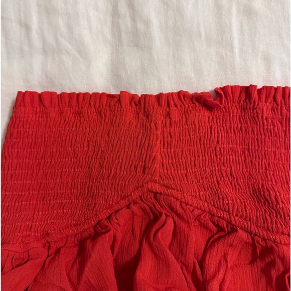 Red Ruffle Skirt - Picture 4 of 4